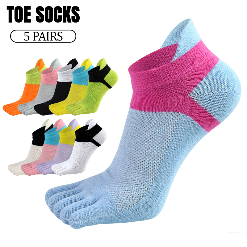 5 Pairs Women Five Toe Socks S - огляд і ціна Ankle Sock Low Cut