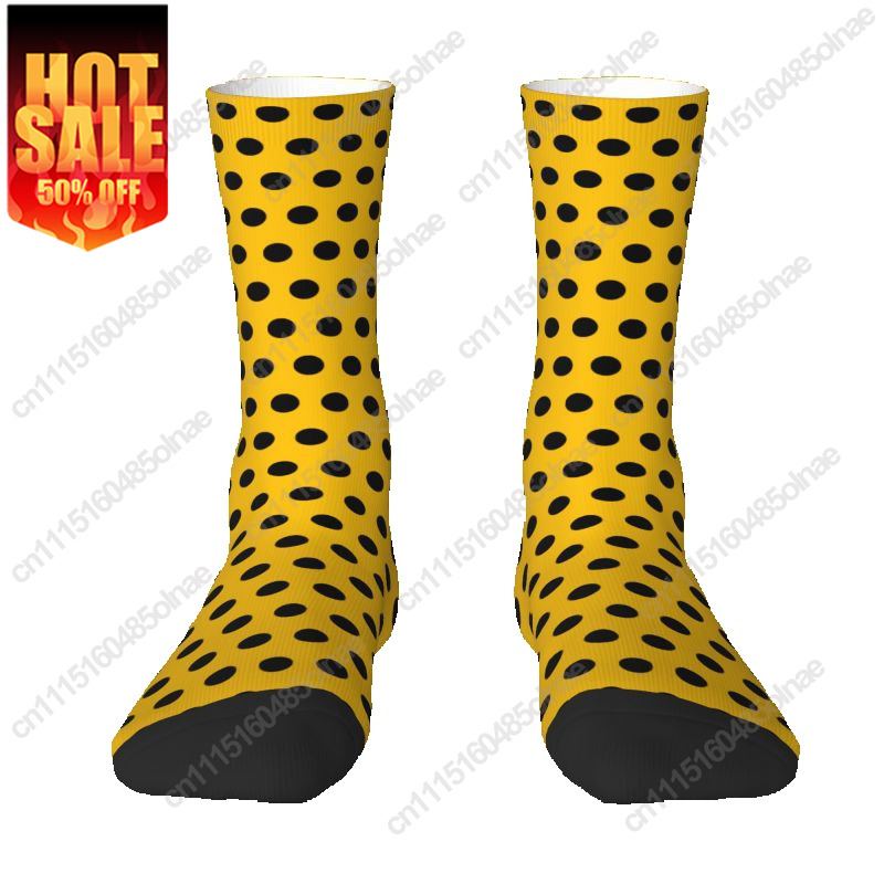 Luxury Yellow And Black Polka  - огляд і ціна Dress Sock Men